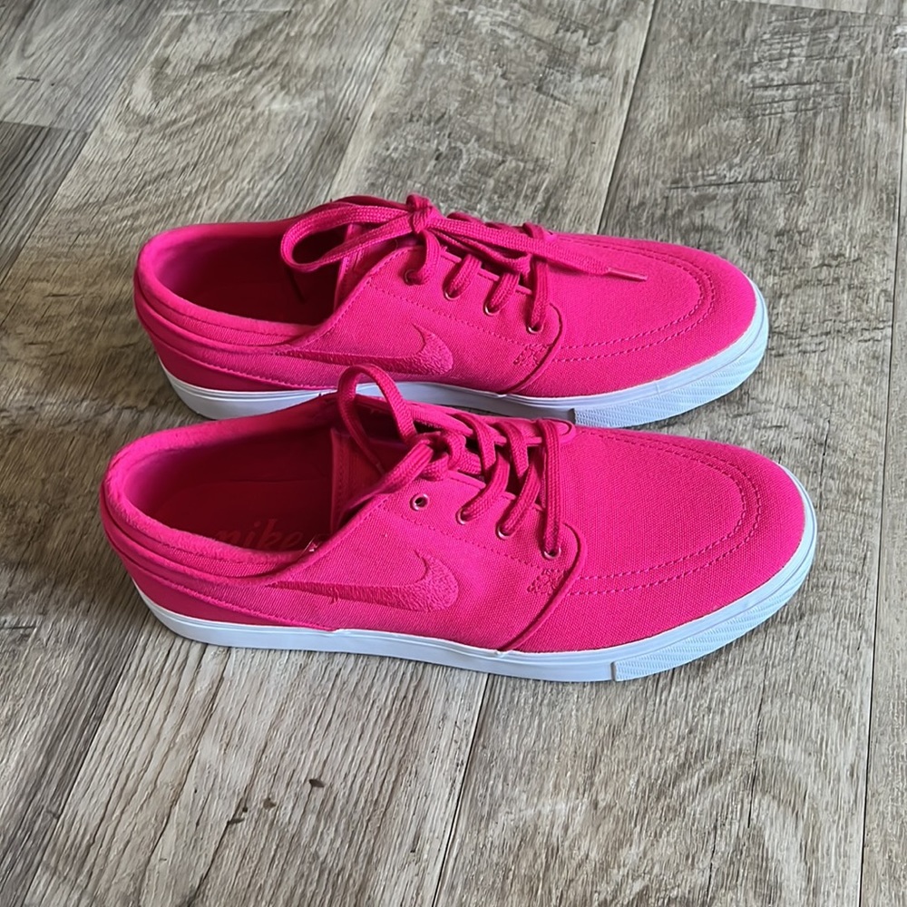 Nike Hot Pink Canvas Sneaker.